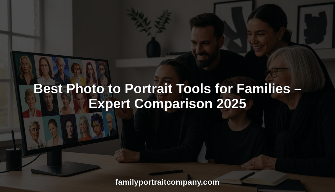 photo to portrait tools for families hero header image
