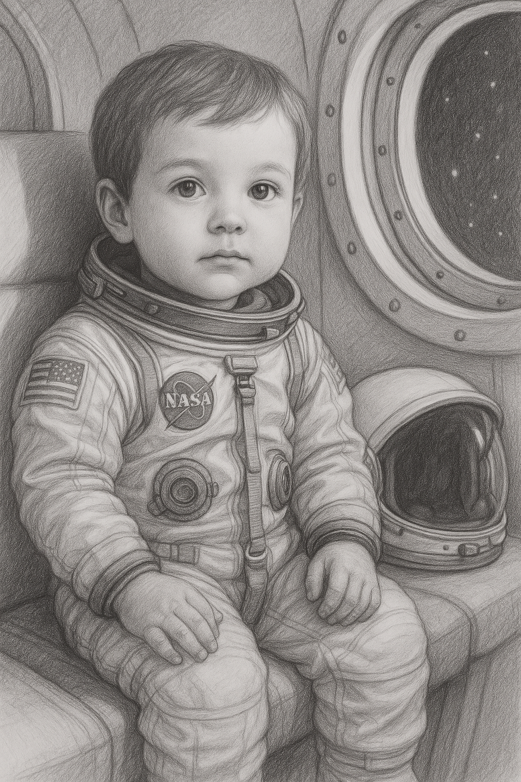 Astro child - Custom Portrait