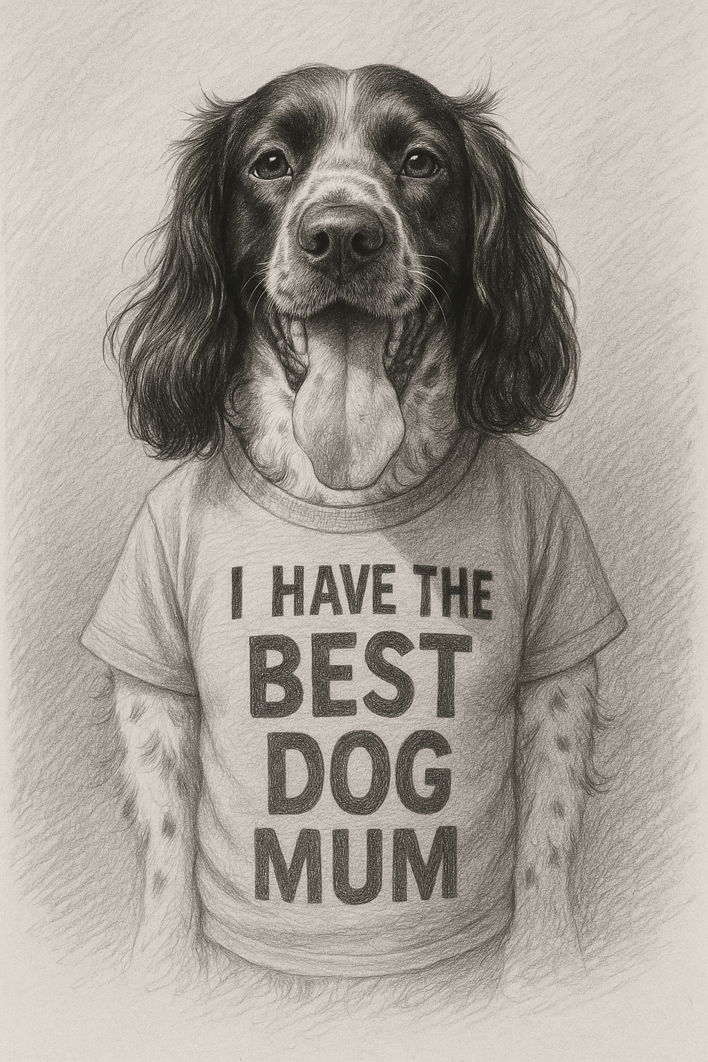 Best Pet MUM Pencil portrait