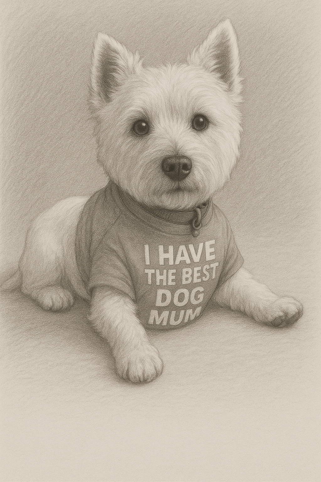 Best Pet MUM Pencil portrait