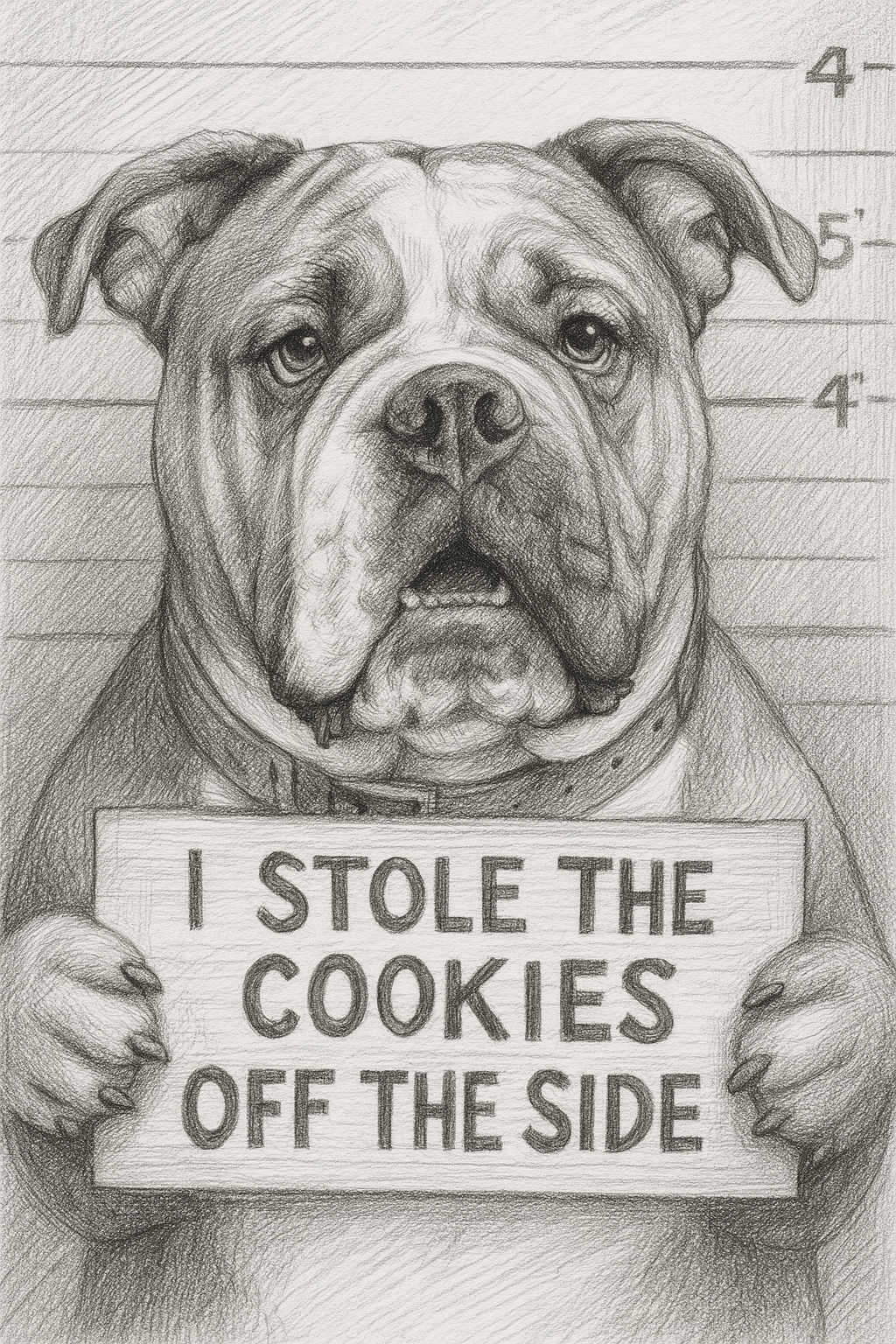 Paw & Order – Custom Mugshot Pet Portrait
