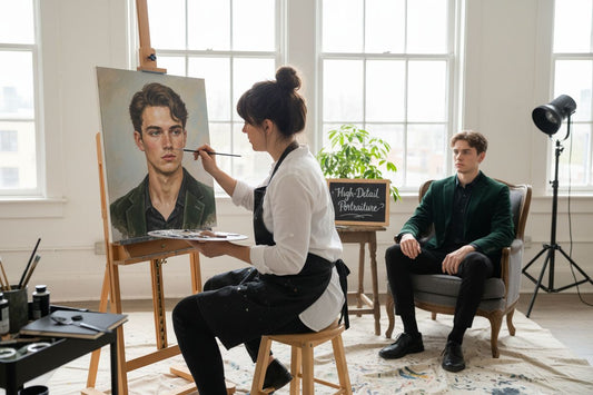 high-detail portrait artist