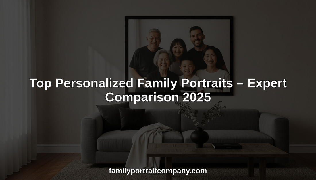 top personalized family portraits hero header image