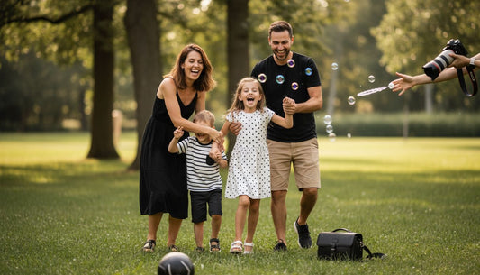 playful family portraits