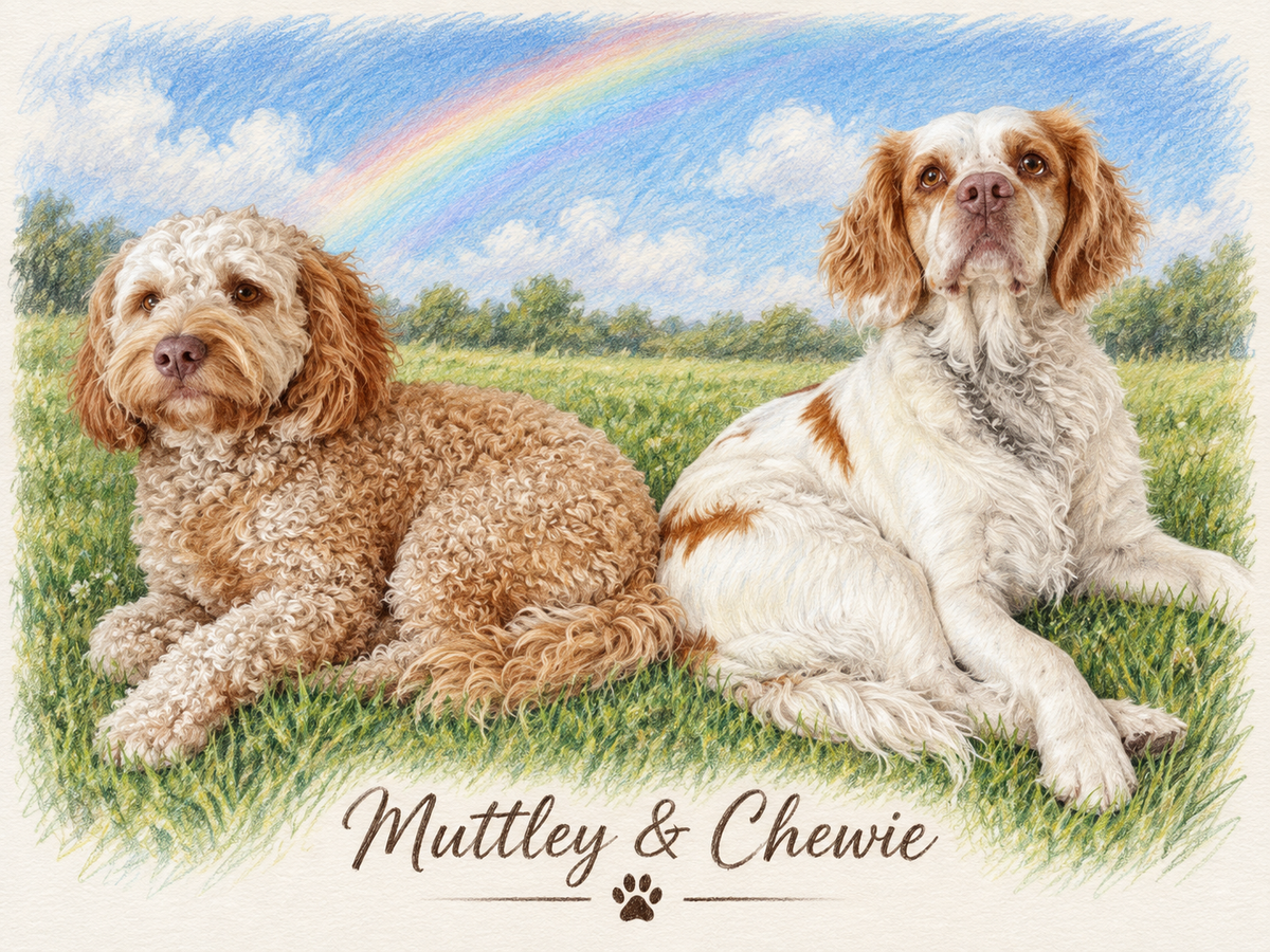 Colour Rainbow pencil style portrait
