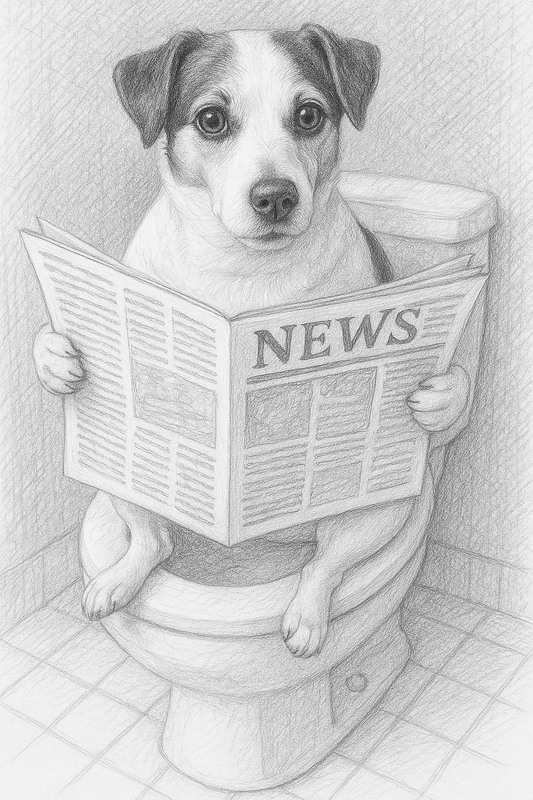Pencil Pet Portraits on the Throne