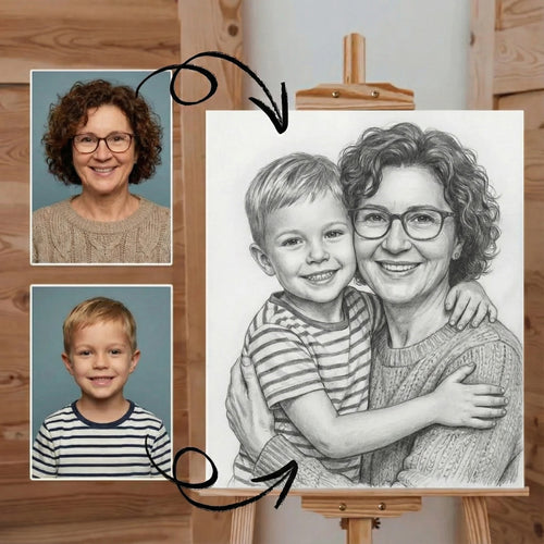 Custom Family Portrait – Turn Your Memories Into Art - CURRENTLY HALF PRICE